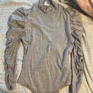 Grey, semi turtle neck bodysuit, purchased from boutique! Never worn